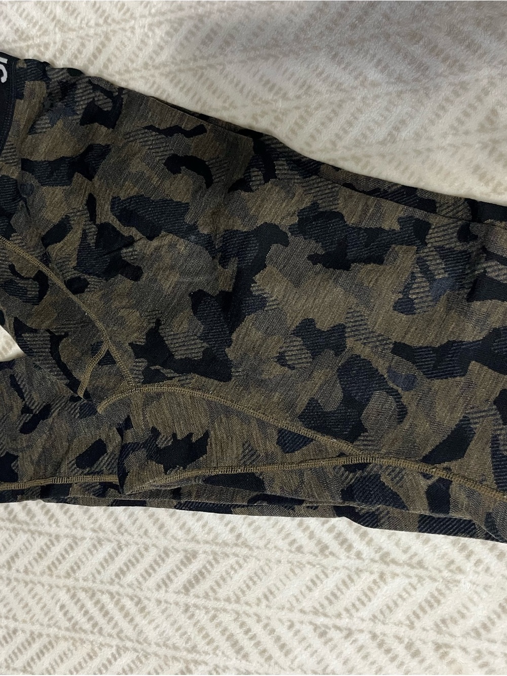 Smartwool Merino 150 Base Layer Men’s Large Camo Thermal Bottoms Pants Tights